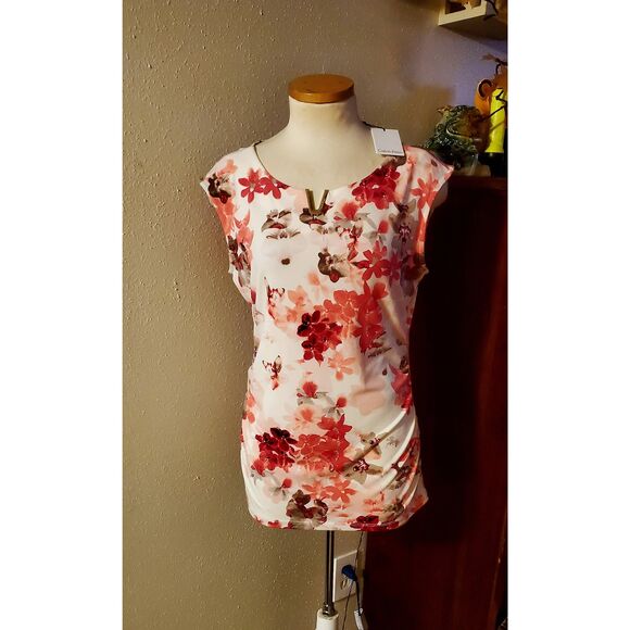 NWT CALVIN KLEINS WOMENS BLOUSE - Picture 1 of 6